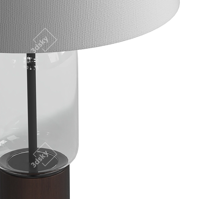 Bronze 3-Way Pine Table Lamp 3D model image 2