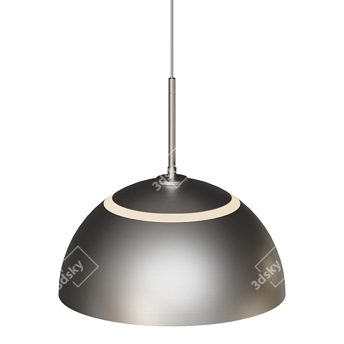 Metal Pendant Lighting Fixture Unique Finishes 3D model image 3