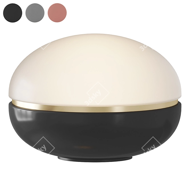 Modern Macaroon Table Lamp. 3D model image 1