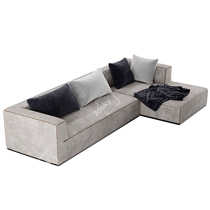 Elegant Perry Sofa 2015 Special 3D model image 2