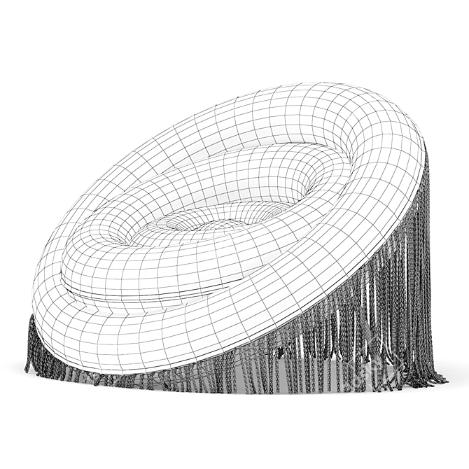 Galactic Motion Ergonomic Chair 3D model image 4