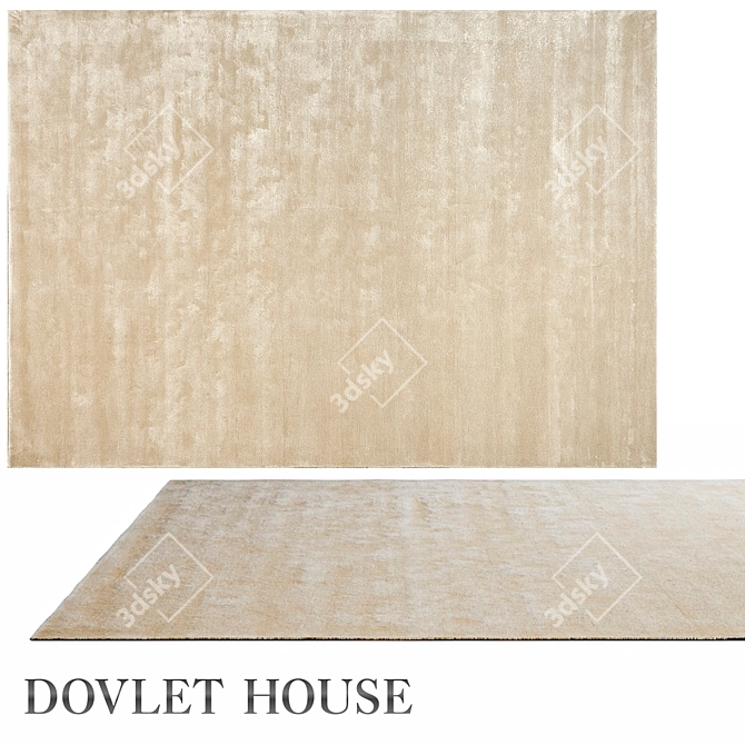 Dovlet House Silk Art Carpet 3D model image 1