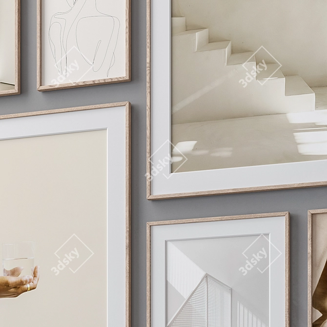 Large Wall Art Bundle 2069 3D model image 4