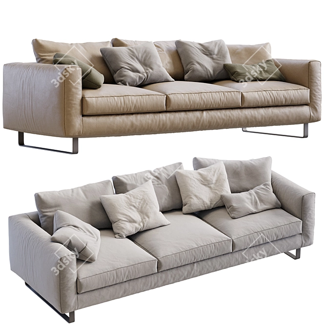 Elegant 2013 Sofa Set 3D model image 4