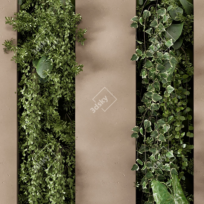 Greenscape Vertical Planter Set 3D model image 5