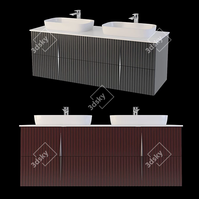 Caprigo Novara Vanity Sink Set 3D model image 1