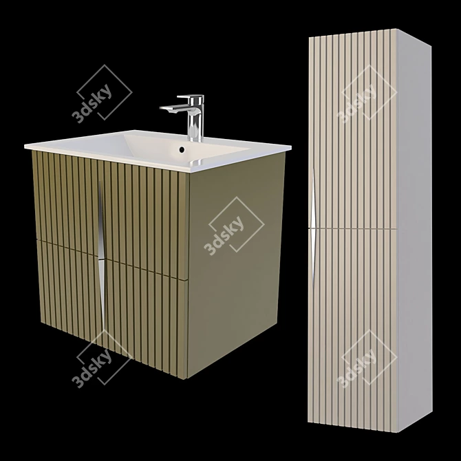 Caprigo Novara Vanity Sink Set 3D model image 2