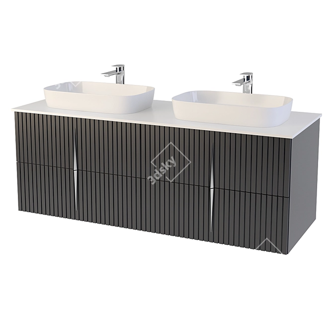 Caprigo Novara Vanity Sink Set 3D model image 4