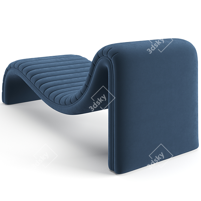 Elegant Eichholtz Chaise Lounge Pioneer 3D model image 4