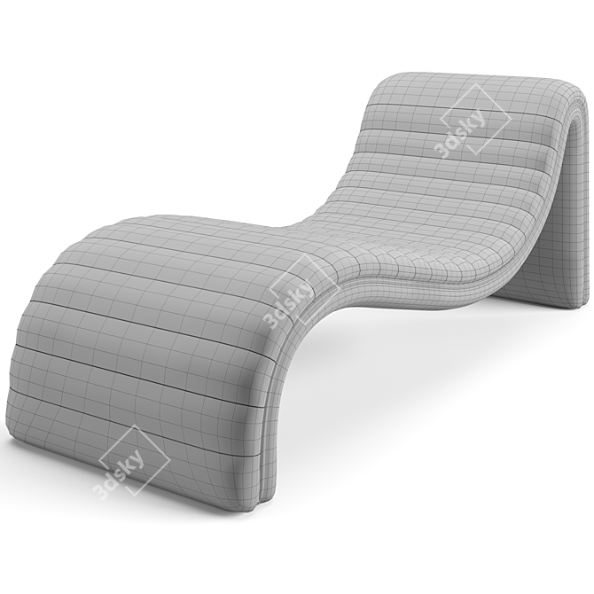 Elegant Eichholtz Chaise Lounge Pioneer 3D model image 6