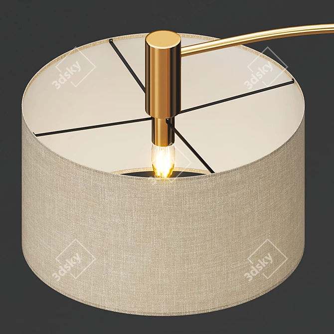 Modern Gricia Floor Lamp 3D model image 2