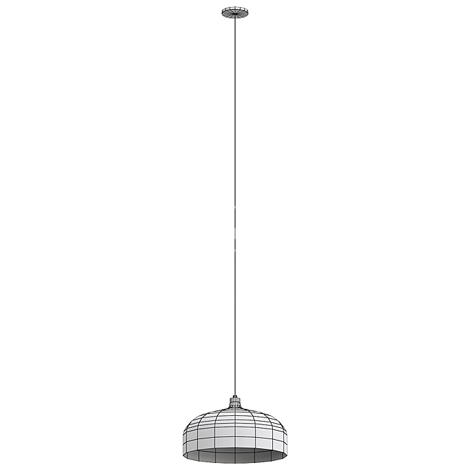 Modern E27 Pendant Lamp 7963 3D model image 2