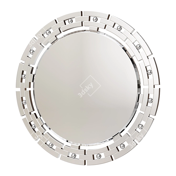 36-Inch Sparkle Glass Mirror 3D model image 1