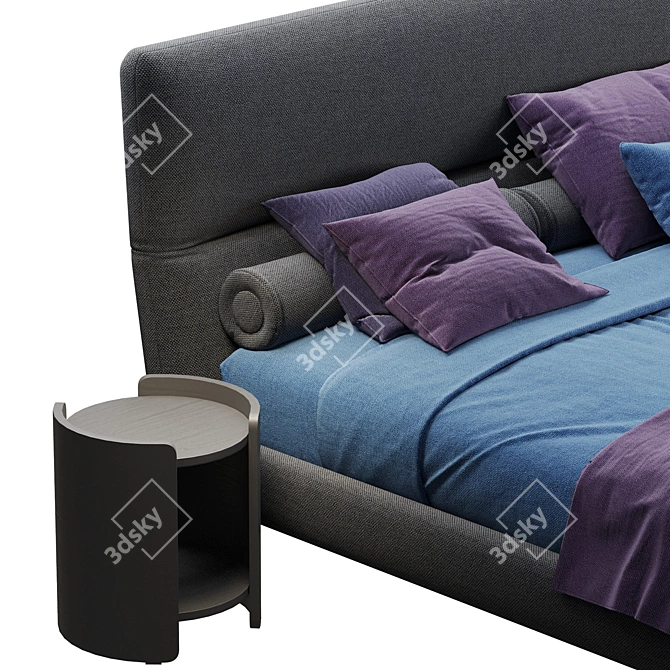 Modern Light Bed 2017 Edition 3D model image 2