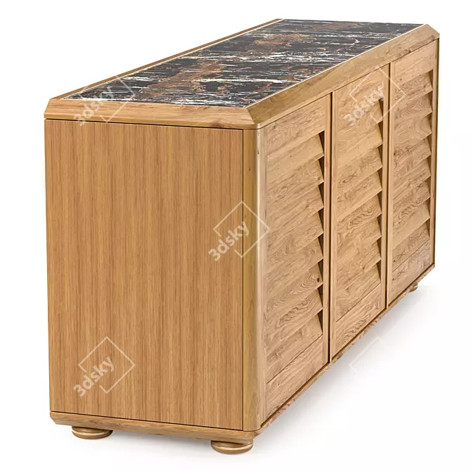 Modern Italian Sideboard Lucia 3D model image 5