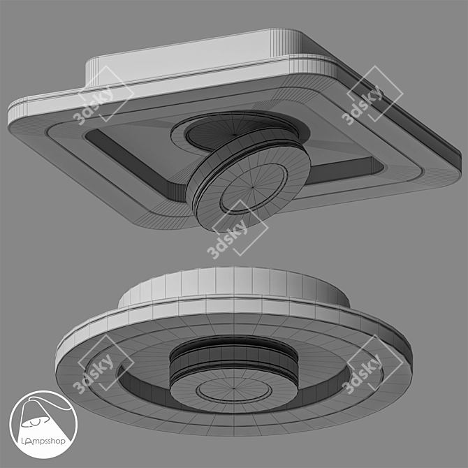 Minimalist Ceiling Lamp Lojes 3D model image 2