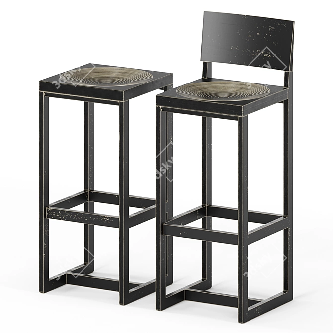 Archpole Bar Furniture Set 3D model image 3