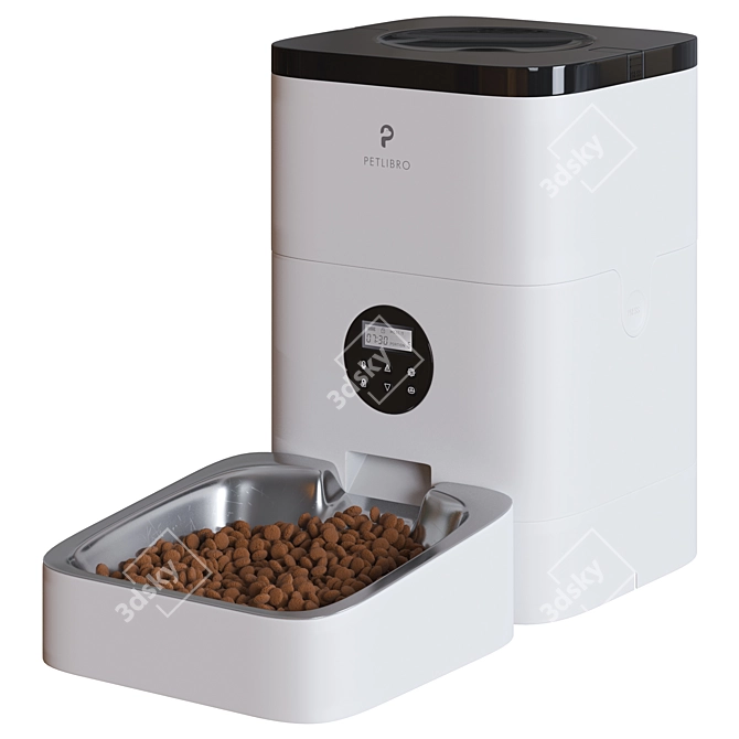 Smart Pet Feeder for Convenience 3D model image 1