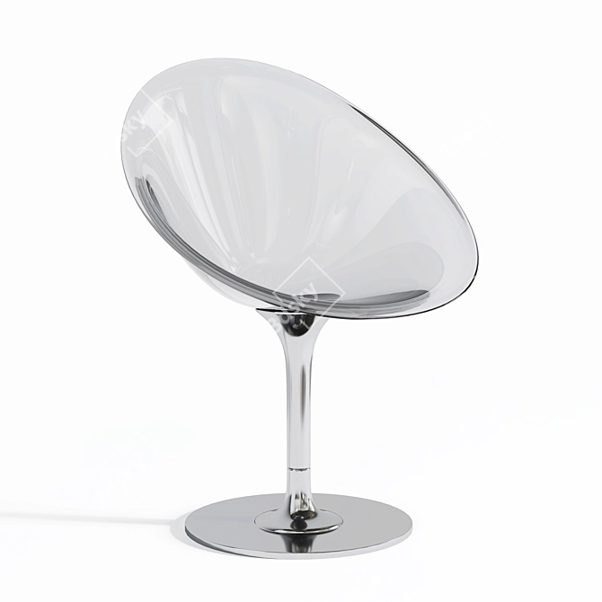 Modern Revolving Chair, Italian Design 3D model image 1