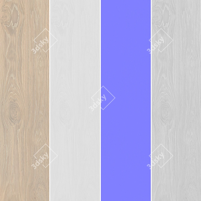 Oak 078 Seamless Texture Pack 3D model image 6