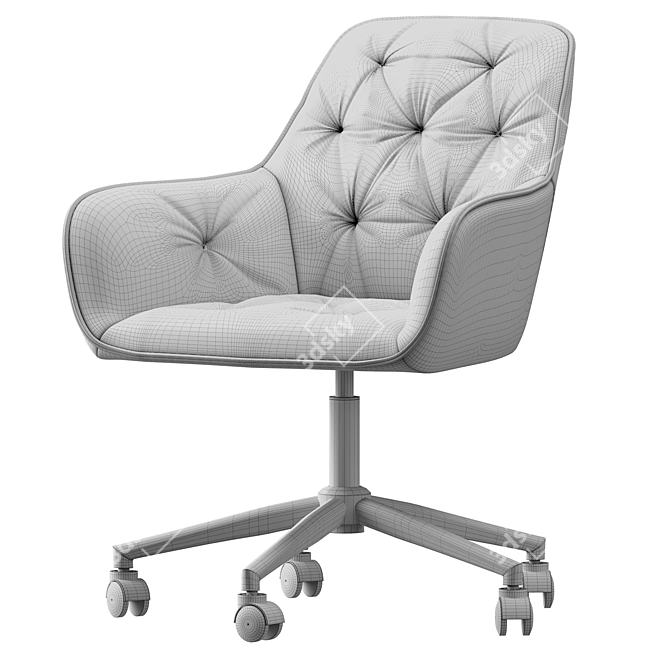 Stylish & Functional Julius Office Chair 3D model image 2