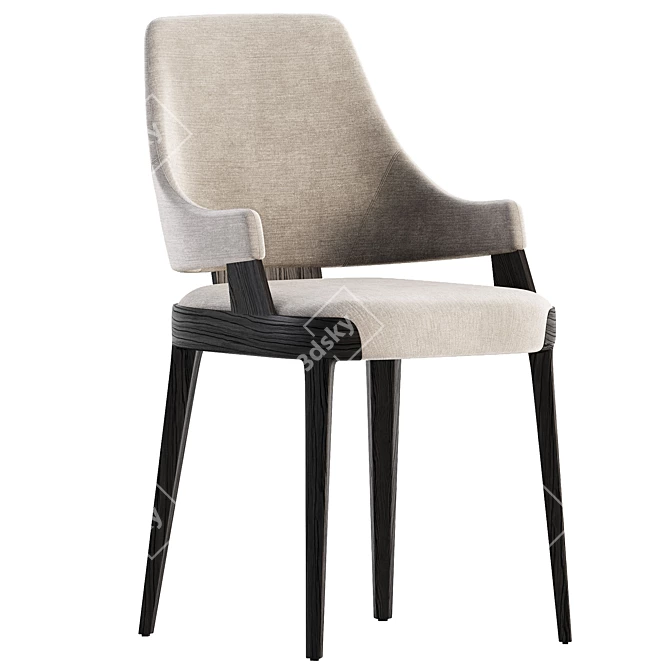 Elegant Potocco Velis Chair in 3D 3D model image 2