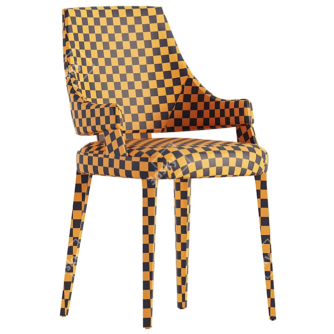 Elegant Potocco Velis Chair in 3D 3D model image 7