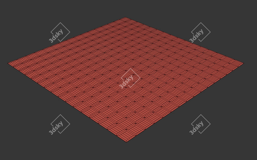 Versatile High-Quality Wood Flooring 3D model image 5