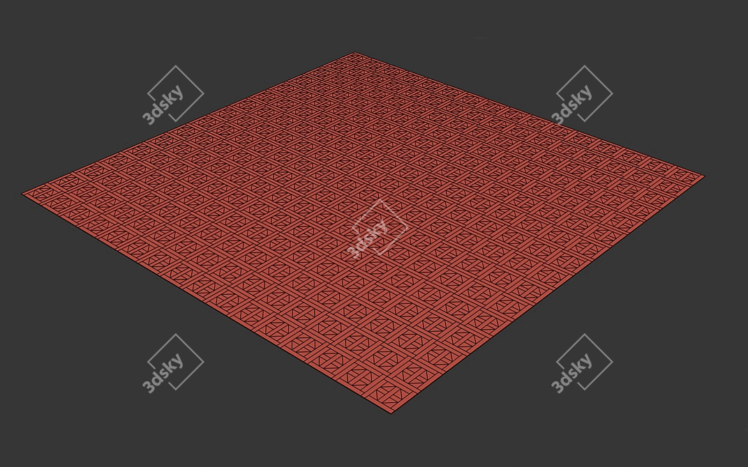 Wooden Floor 3D Model Set 3D model image 5