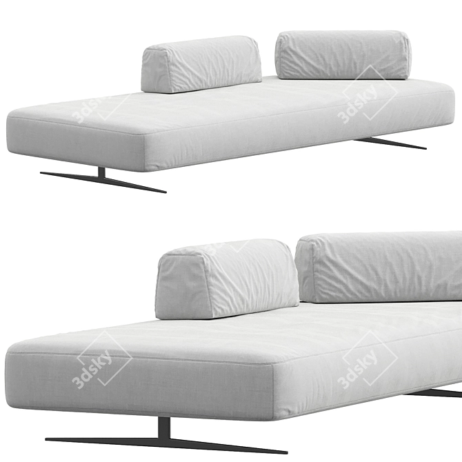 Elegant 1917 Sofa, Lago Design 3D model image 4