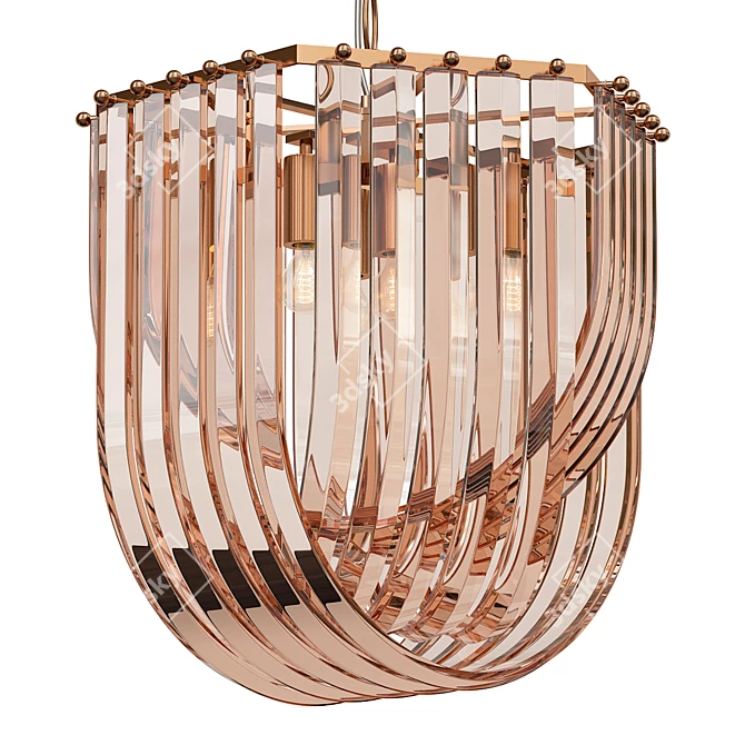 Elegant Laval Pendant Lighting 3D model image 1