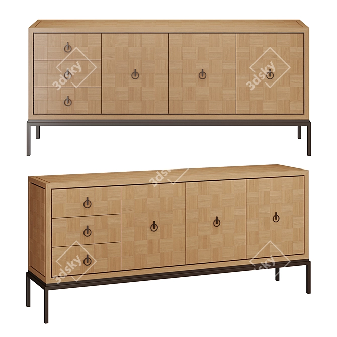 EPOQ Living Room Sideboard 3D model image 1