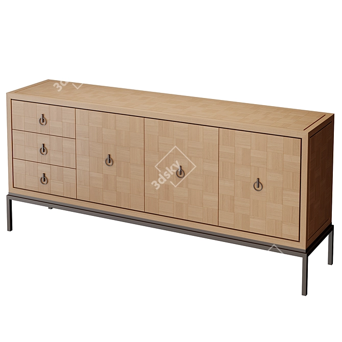 EPOQ Living Room Sideboard 3D model image 2