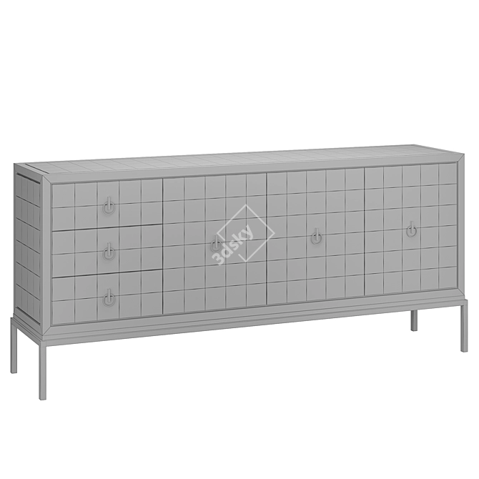 EPOQ Living Room Sideboard 3D model image 3