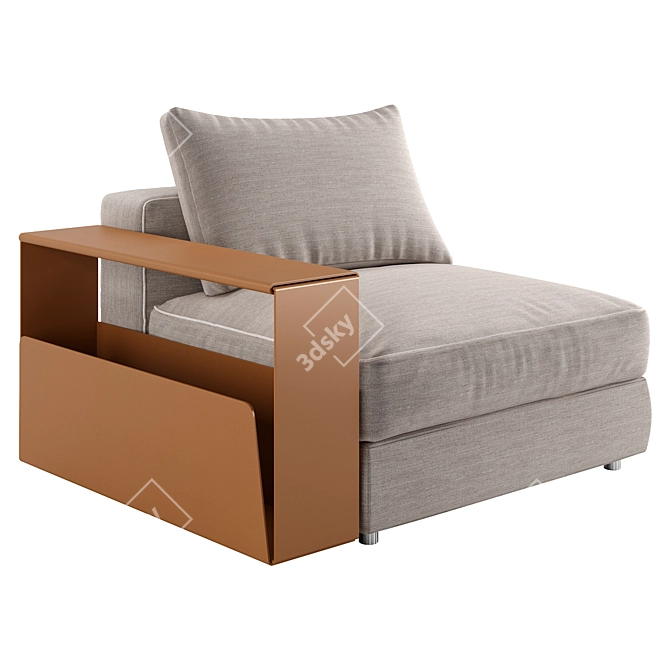  Contemporary Modular Sofa Set "Harper 3D model image 1