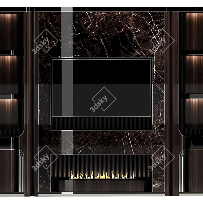 Luxury TV Stand by Elve 3D model image 4