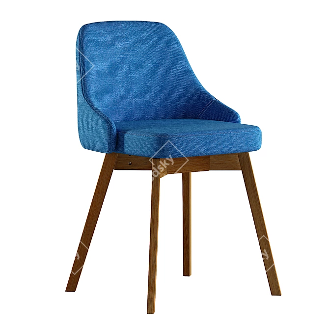 Modern Toledo Chair in Millimeters 3D model image 1