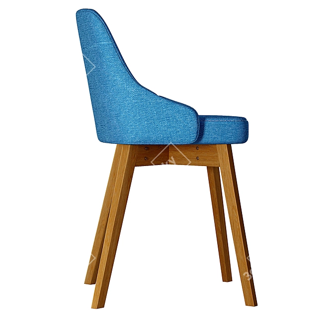 Modern Toledo Chair in Millimeters 3D model image 2