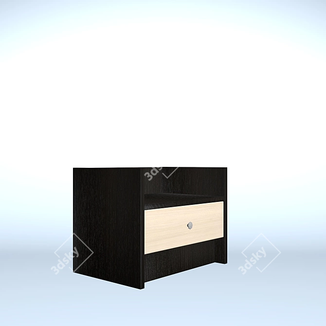 Contemporary Bedroom Furniture Set Cabinet 3D model image 3