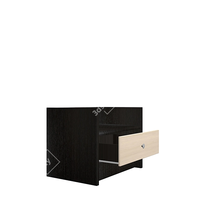 Contemporary Bedroom Furniture Set Cabinet 3D model image 6