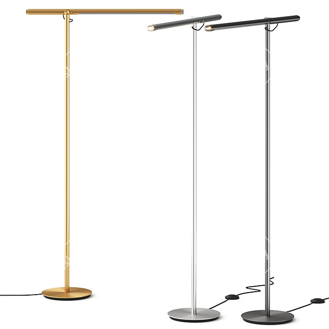 Sleek Pablo Pardo Floor Lamp 3D model image 1