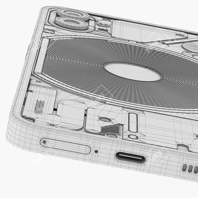 Microfacet GTR Phone 1: Render-Ready 3D model image 7