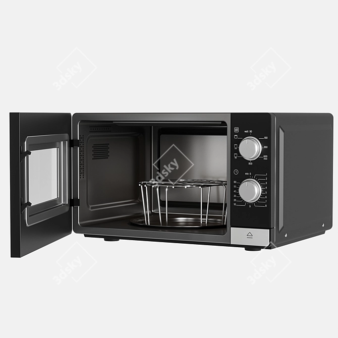 Bosch Microwave FEL020MS2B Model 3D model image 5