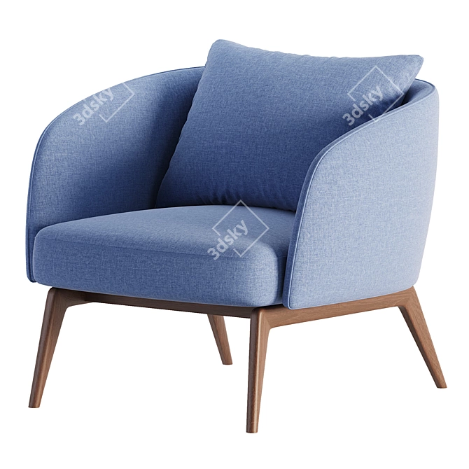 Modern Cosmo Armchair by HC28 3D model image 4