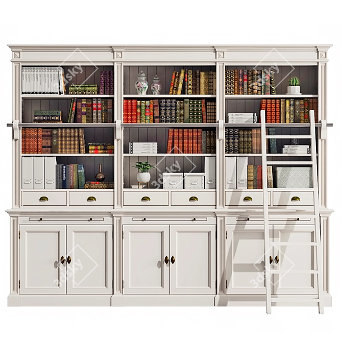 Deco Meuble Bookshelves Collection 3D model image 1