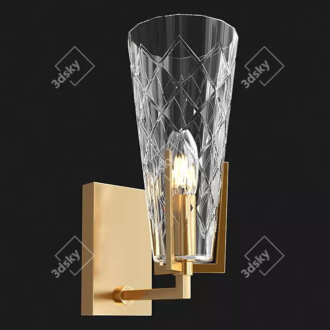 Newport 3511_A Wall Sconce 3D model image 2