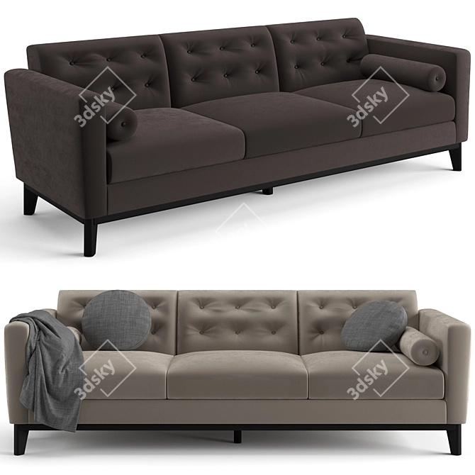 Eichholtz Flux Sofa: Modern Design 3D model image 1