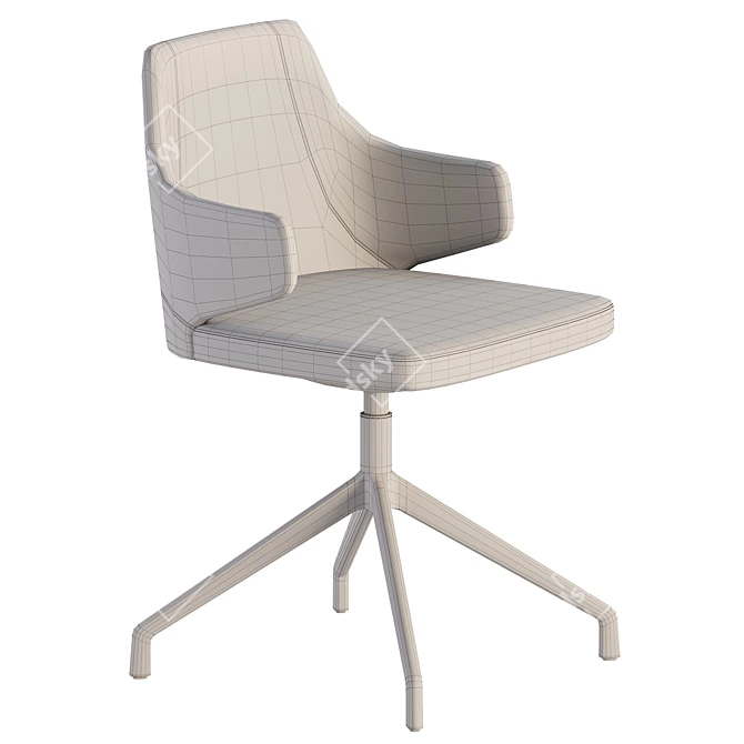 Modern Cattelan Wendy Chair 3D model image 6