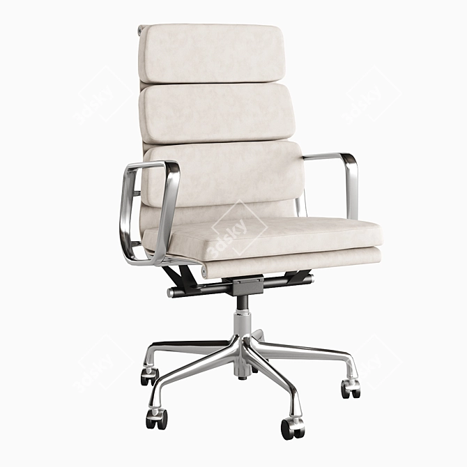 Eames Soft Pad Chairs: Iconic Design 3D model image 3