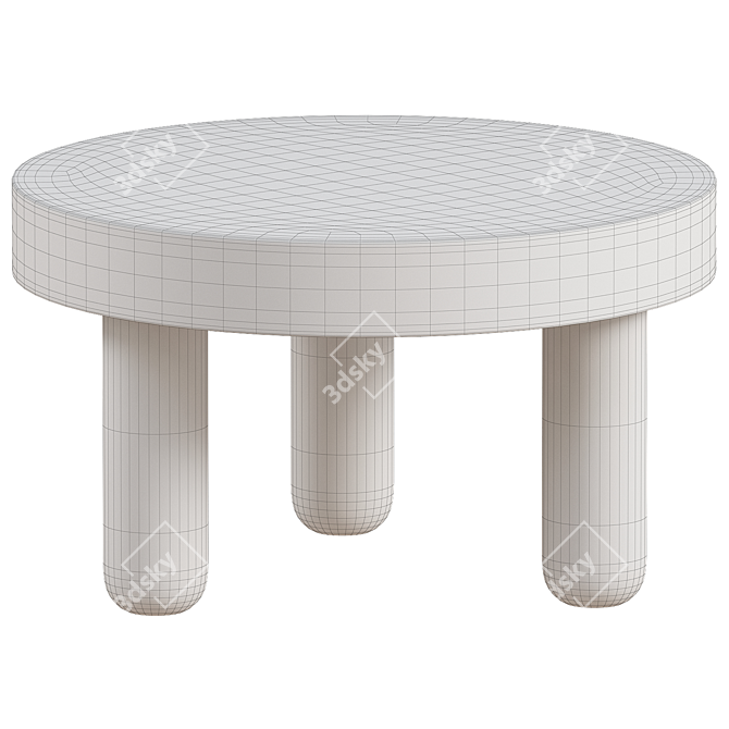 Modern Rose Low Table 2013 3D model image 3